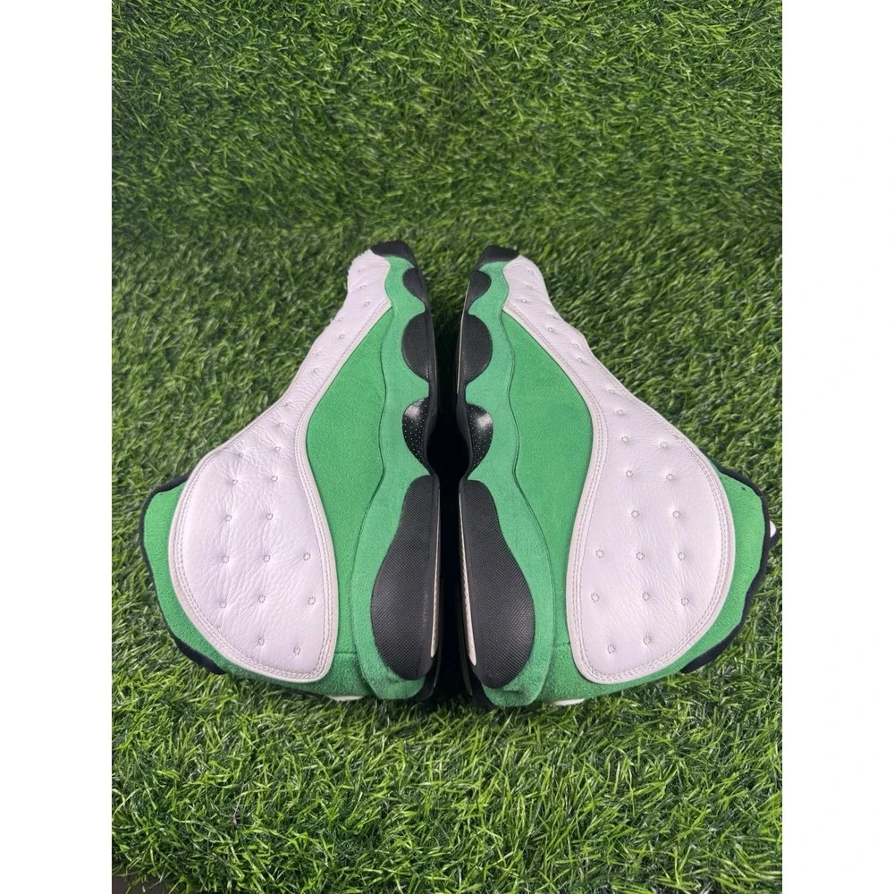 Pre-Owned Jordan Retro 13 Lucky Green Mens Size 13 With Box